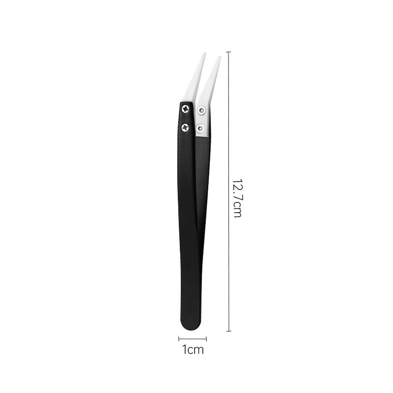 3-Piece Diamond Painting Precision Tweezers Set – Straight, Angled & Curved Tips ✨