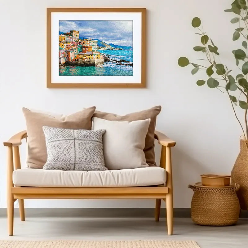 Seaside Village Escape – 24.8" x 18.5"