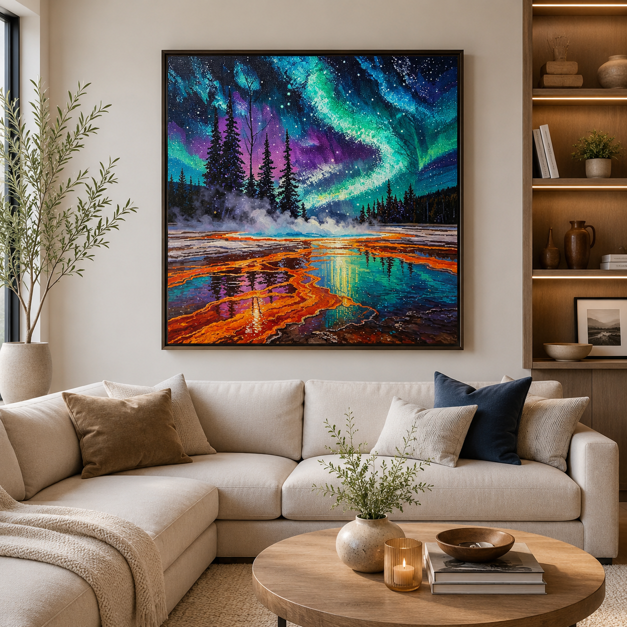 Aurora Hot Springs Wall Art FJ03—11.8&