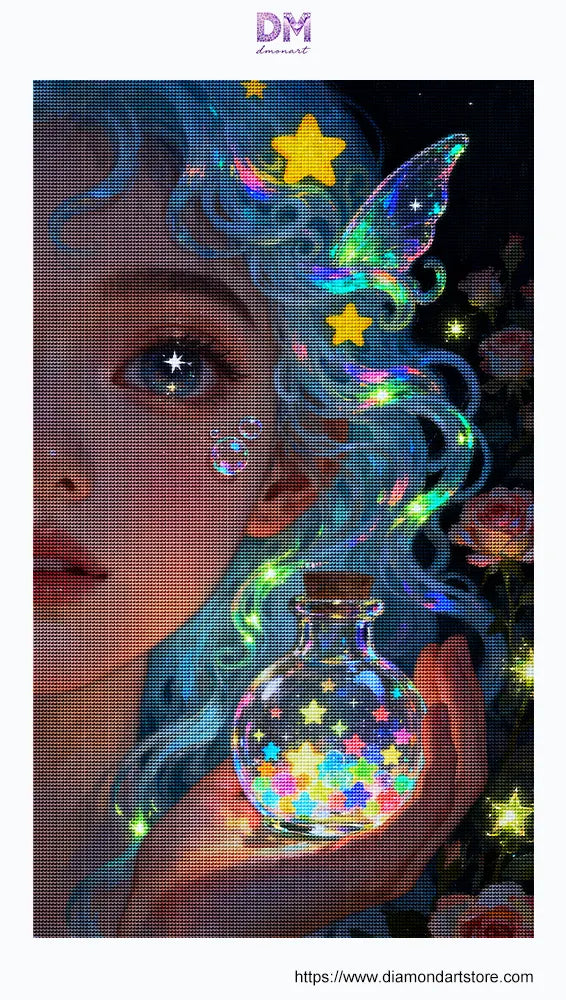 Celestial Fairy Star Potion Fantasy Wall Art ✨