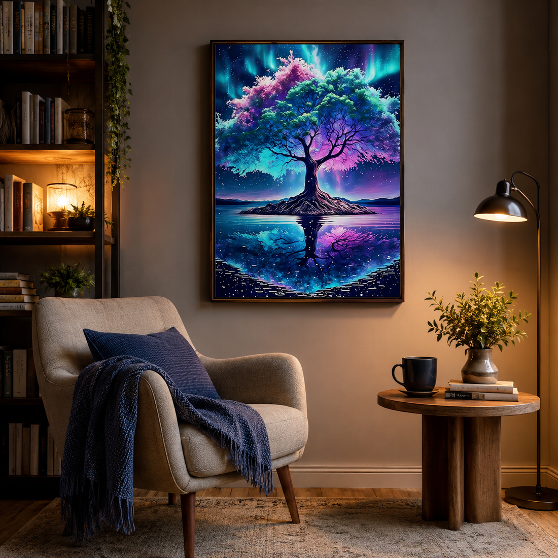 Aurora Dream Tree Wall Art FJ12-11.8"x 15.7&
