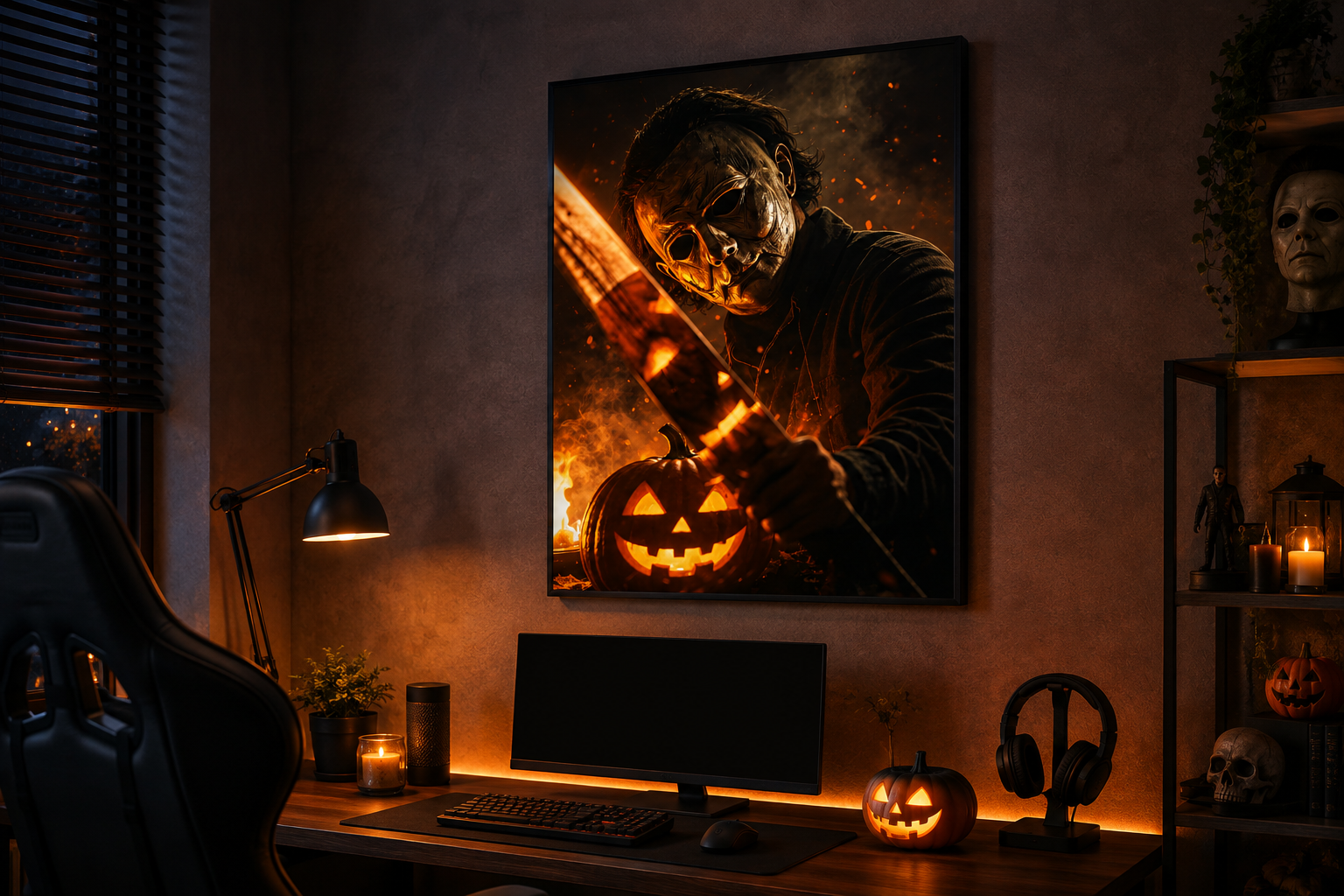 Halloween Masked Killer Diamond Painting Kit