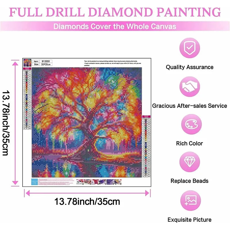 Mystic Harmony Tree – 13.78" x 13.78"