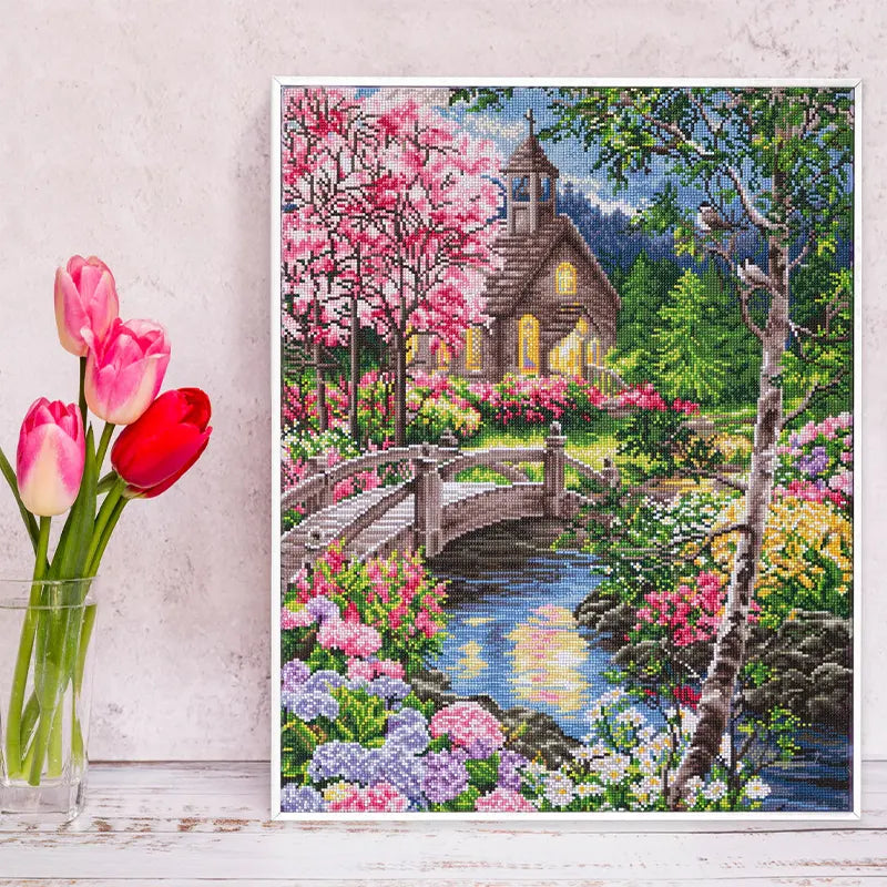 Blessed Garden Chapel – 22.1" x 28.0"