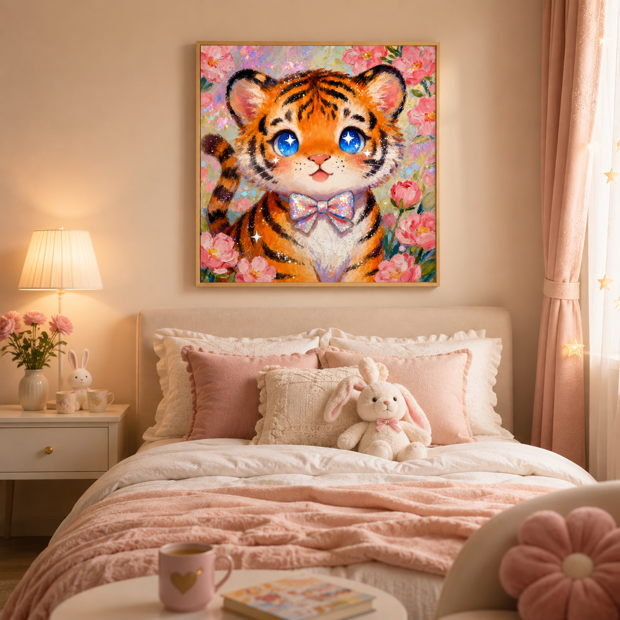 Cute Tiger Diamond Painting Kit