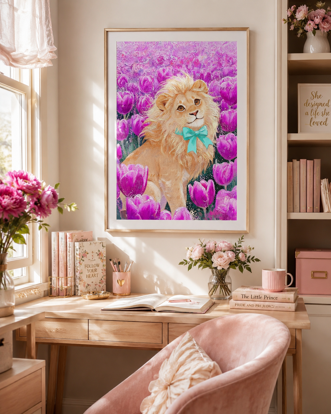 Cute Lion Diamond Painting Kit