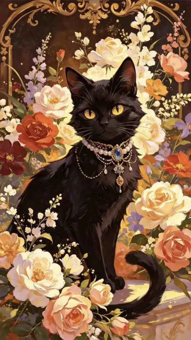 Elegant Black Cat