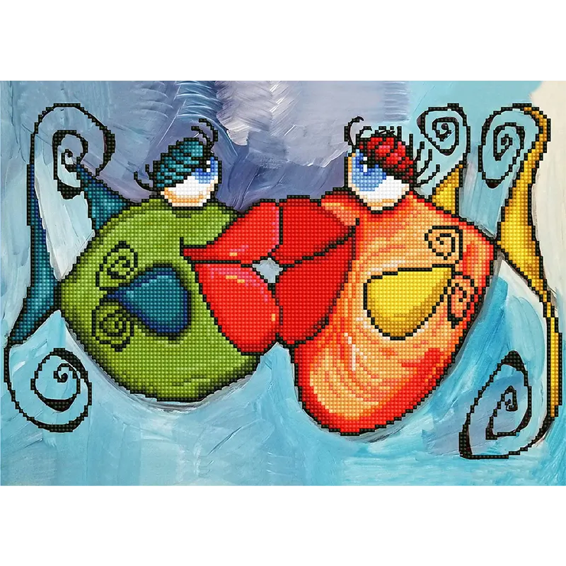 Romantic Fish Diamond Kit 16.5×11.8in