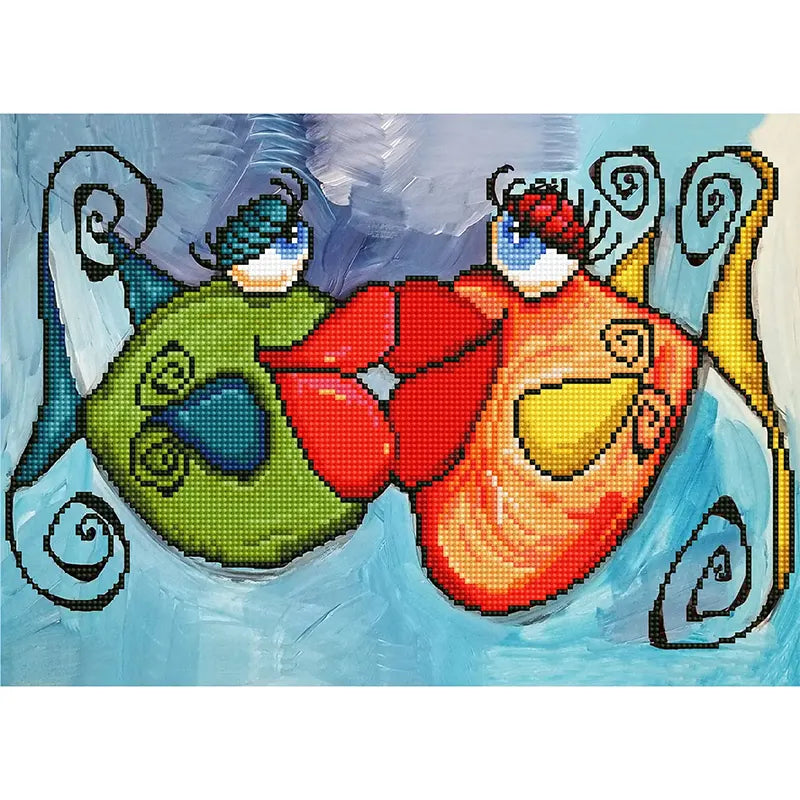 Romantic Fish Diamond Kit 16.5×11.8in
