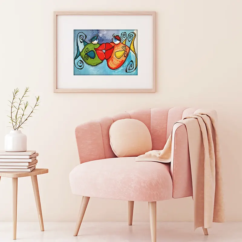 Romantic Fish Diamond Kit 16.5×11.8in