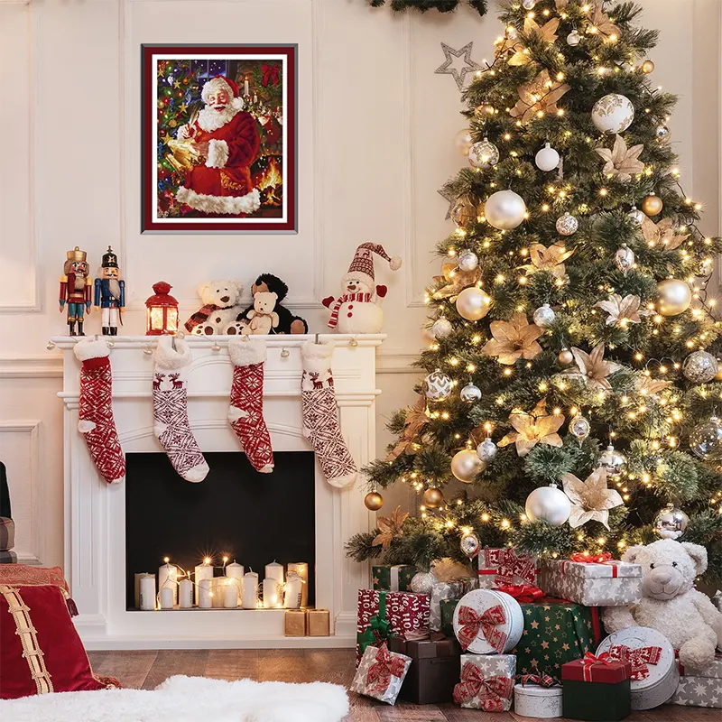 Santa Christmas Diamond 22.4×28.4in