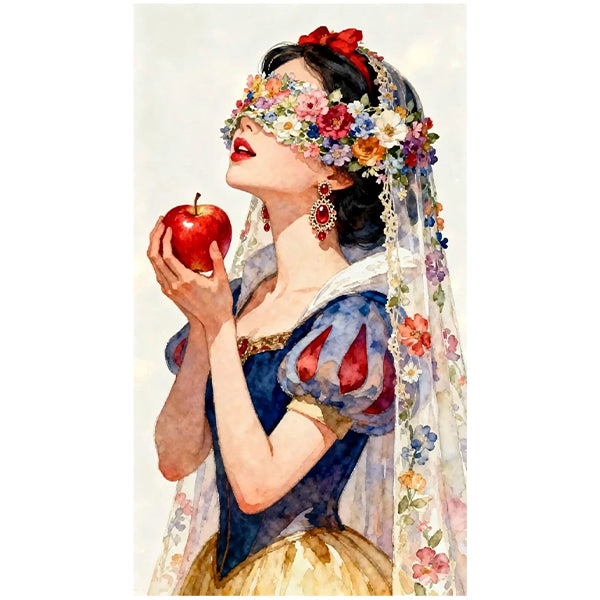 Fairy Tale Apple Princess Wall Art RW14