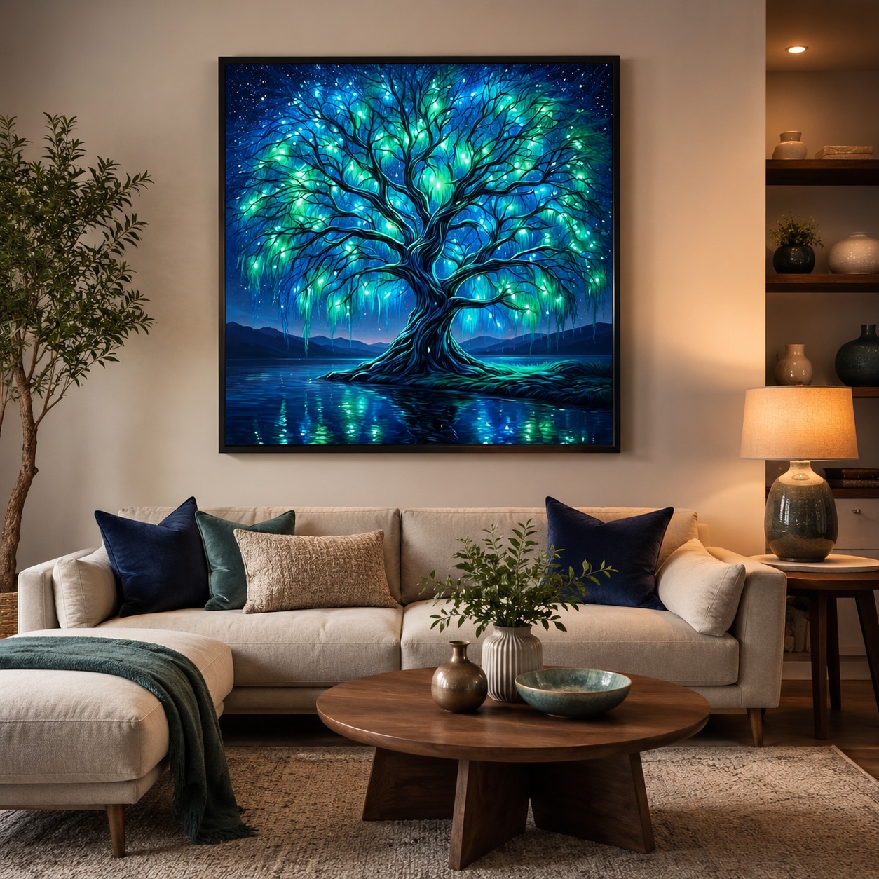 Glowing Tree of Life Wall Art FJ10—11.8&