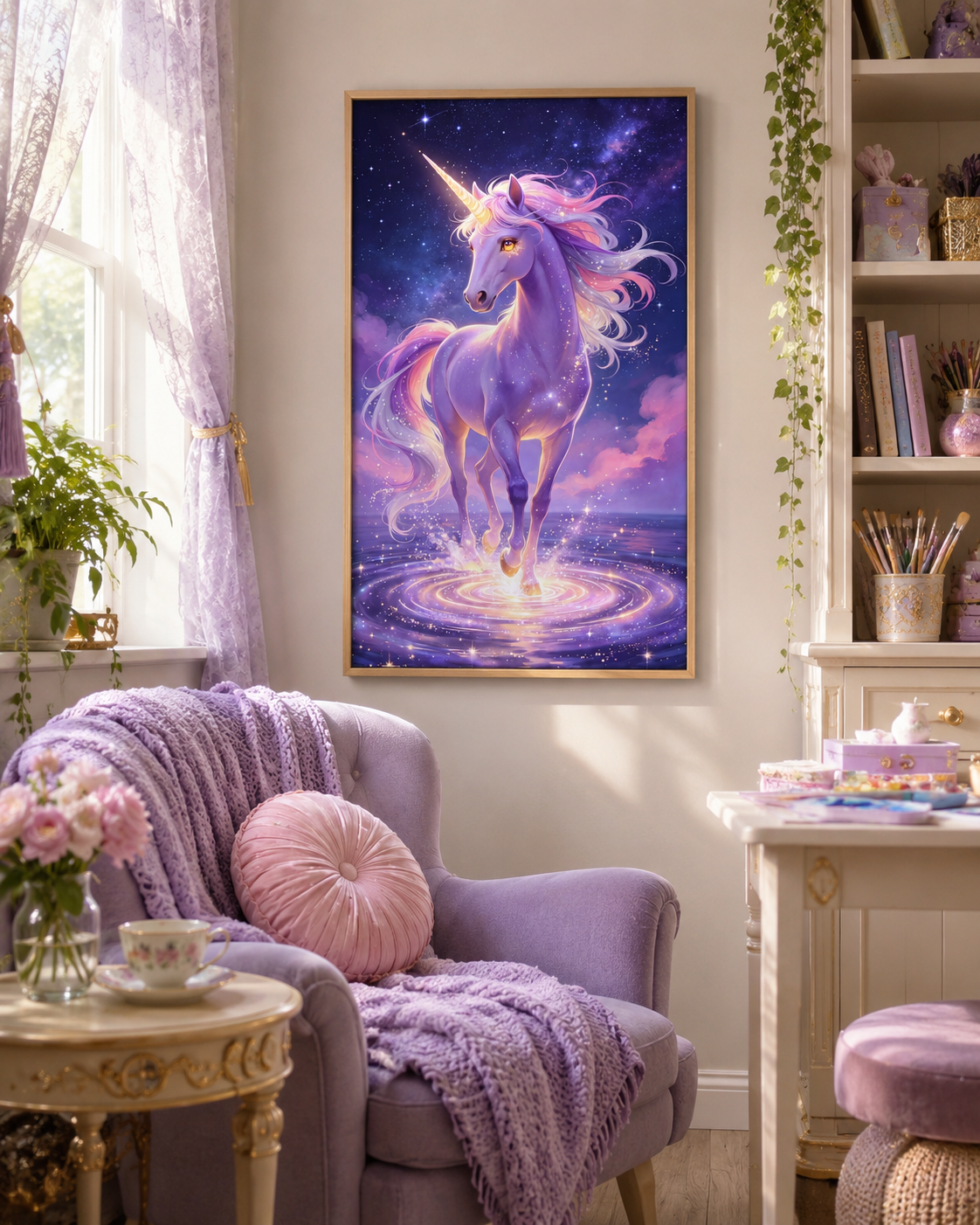Celestial Unicorn Diamond Painting Kit