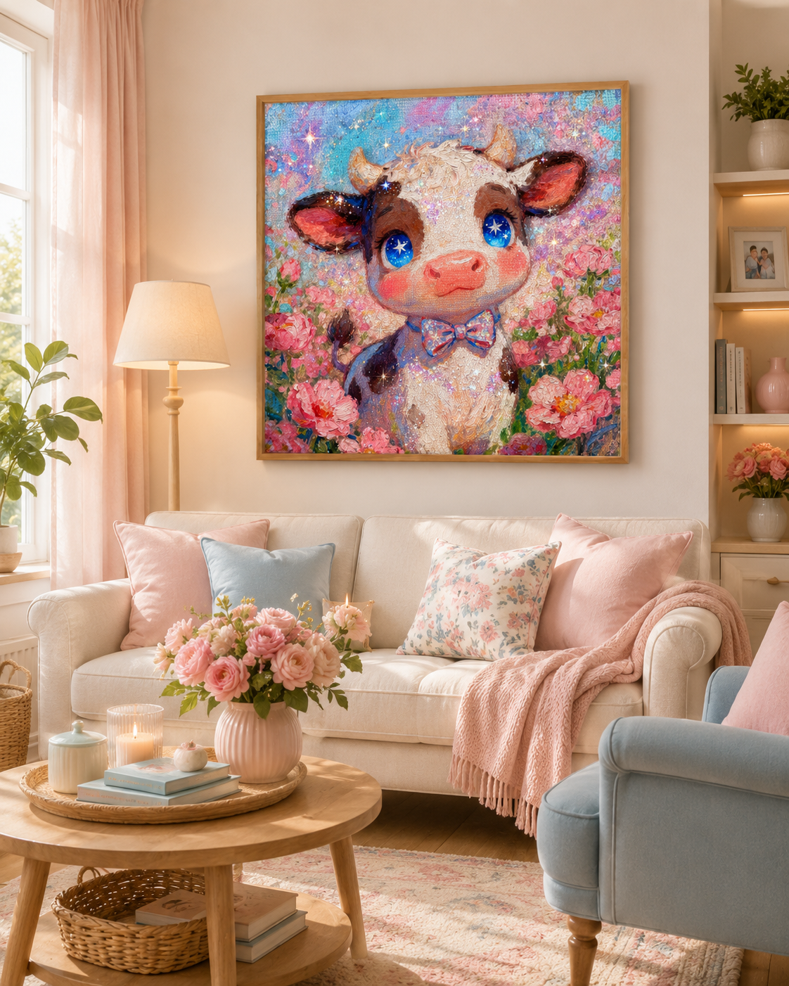 Cute Cow Diamond Painting Kit