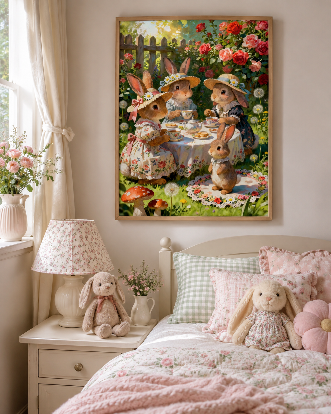 Bunny Tea Party Diamond Painting Kit