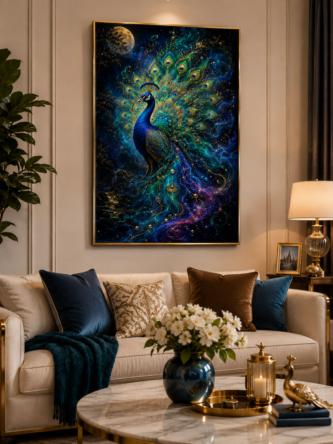 Mystical Peacock Diamond Painting Kit