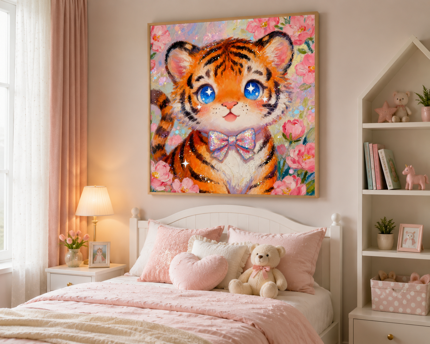 Cute Tiger Diamond Painting Kit