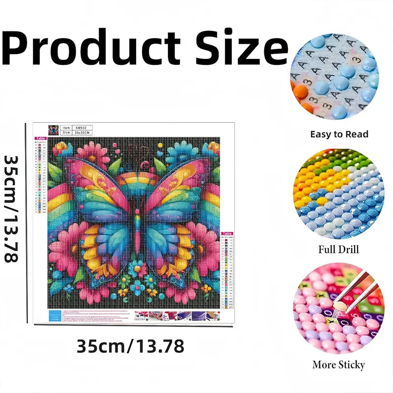 Aurora Wing Butterfly Kit 13.8" x 13.8"
