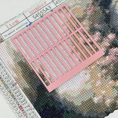 Diamond Painting Alignment Ruler Tool – DIY Rhinestone Art Grid Guide &amp; Precision Placement Accessory 💎