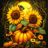 Autumn Pumpkin & Sunflower