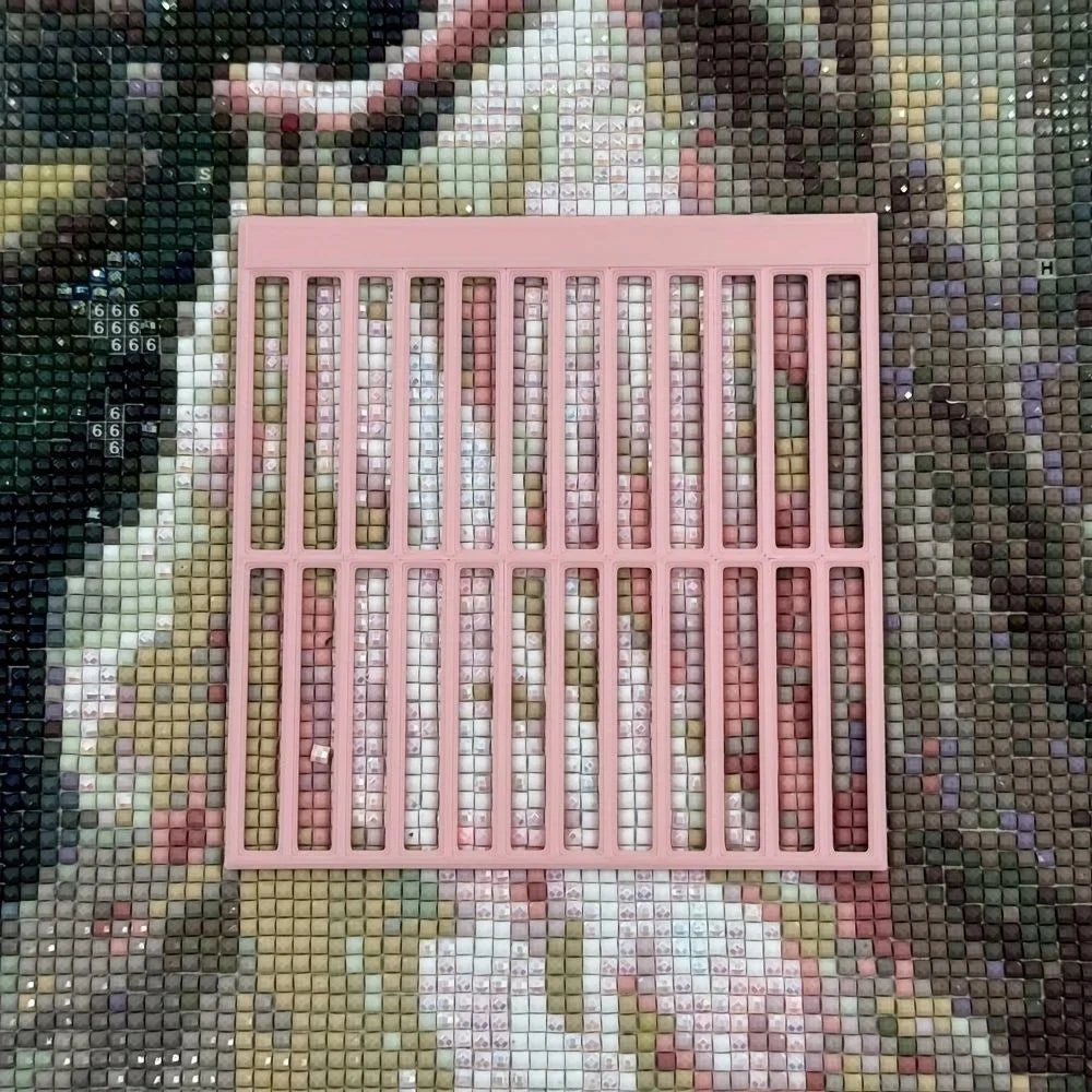 Diamond Painting Alignment Ruler Tool – DIY Rhinestone Art Grid Guide &amp; Precision Placement Accessory 💎