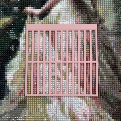 Diamond Painting Alignment Ruler Tool – DIY Rhinestone Art Grid Guide &amp; Precision Placement Accessory 💎