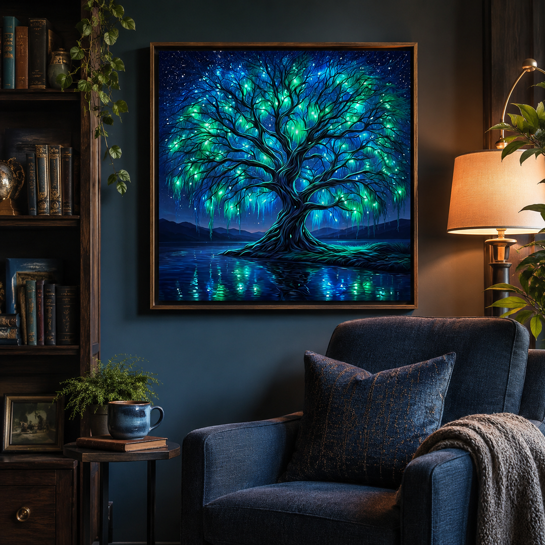 Glowing Tree of Life Wall Art FJ10—11.8&