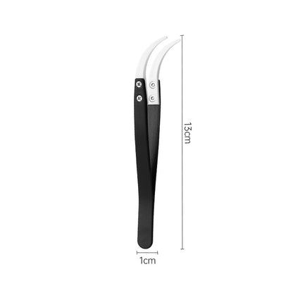 3-Piece Diamond Painting Precision Tweezers Set – Straight, Angled &amp; Curved Tips ✨