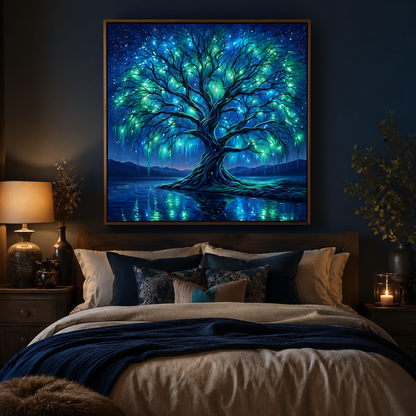 Glowing Tree of Life Wall Art FJ10—11.8&