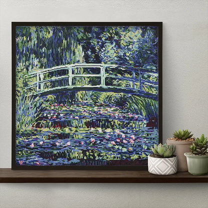 Impressionist Garden Reflections – 23.2" x 22.4"