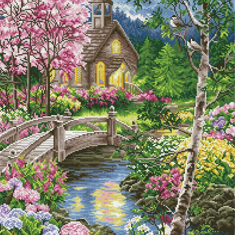 Blessed Garden Chapel – 22.1" x 28.0"