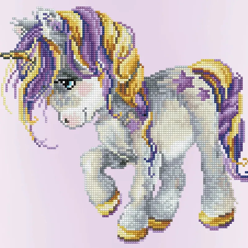 Starlit Unicorn Dream – 13.8" x 12.6"