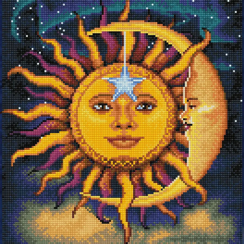Celestial Eclipse Glow – 13.8" x 17.7"