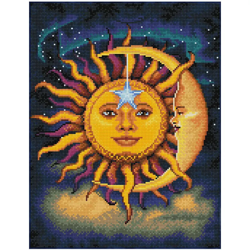 Celestial Eclipse Glow – 13.8" x 17.7"
