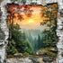 Emerald Woodland Escape – 13.7" x 13.7"