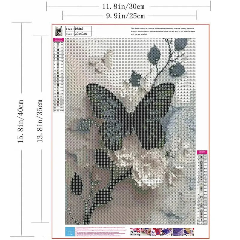 Enchanted Butterfly Garden – 12.0" x 16.0"