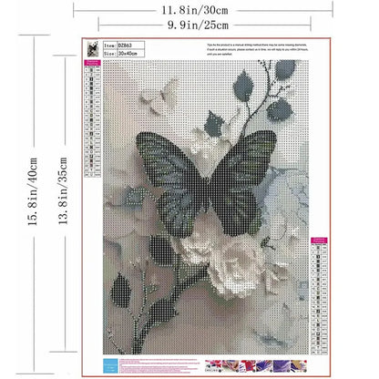 Enchanted Butterfly Garden – 12.0" x 16.0"