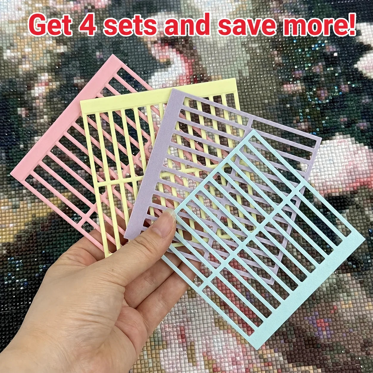 Diamond Painting Alignment Ruler Tool – DIY Rhinestone Art Grid Guide &amp; Precision Placement Accessory 💎