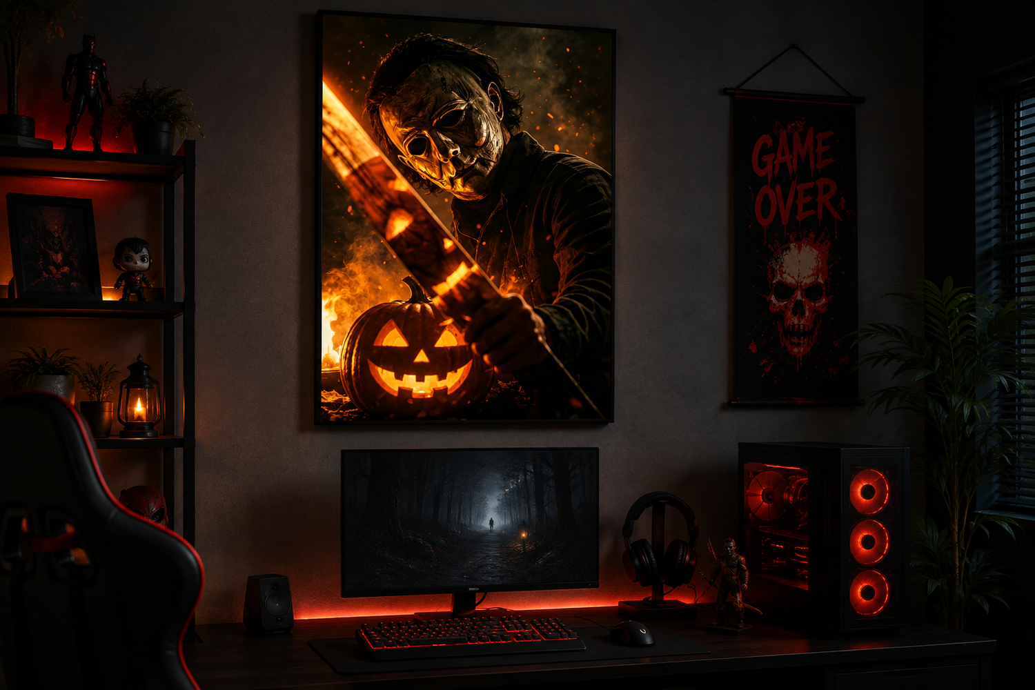 Halloween Masked Killer Diamond Painting Kit