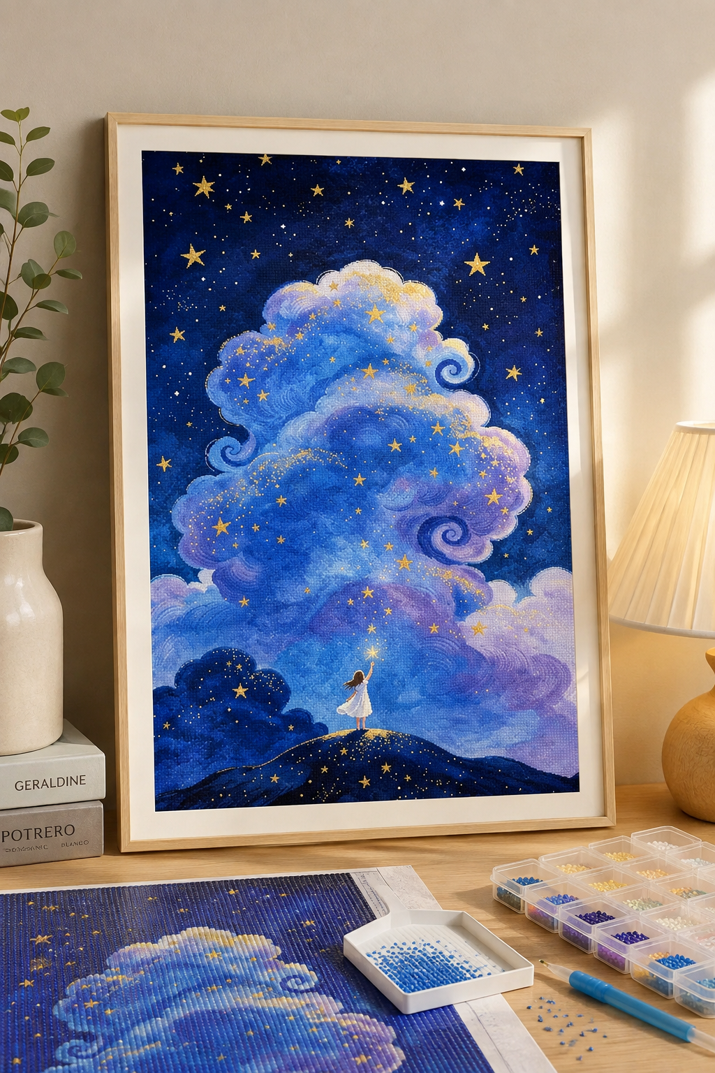 ✨ Starry Dream Cloud Diamond Painting-11.8‘-15.7’