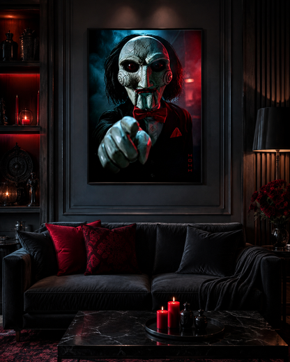 Creepy Puppet Horror Diamond Painting Kit