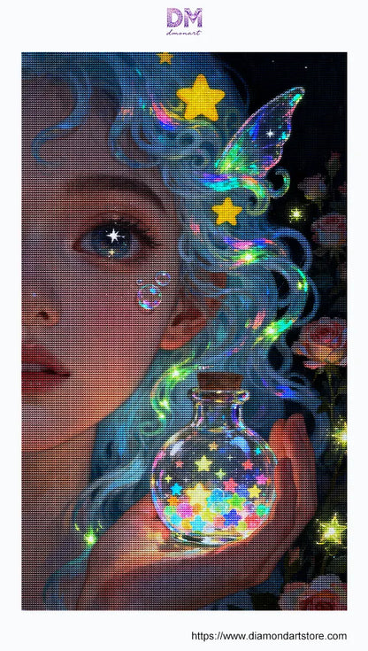 Celestial Fairy Star Potion Fantasy Wall Art ✨