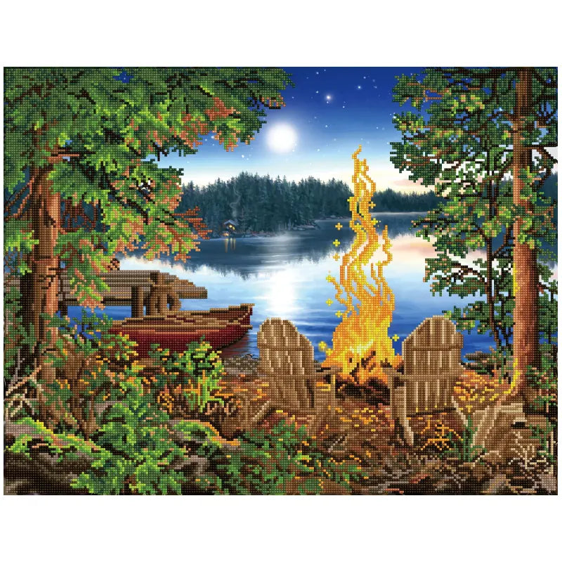 Twilight Cabin Retreat – 26.0" x 20.1"