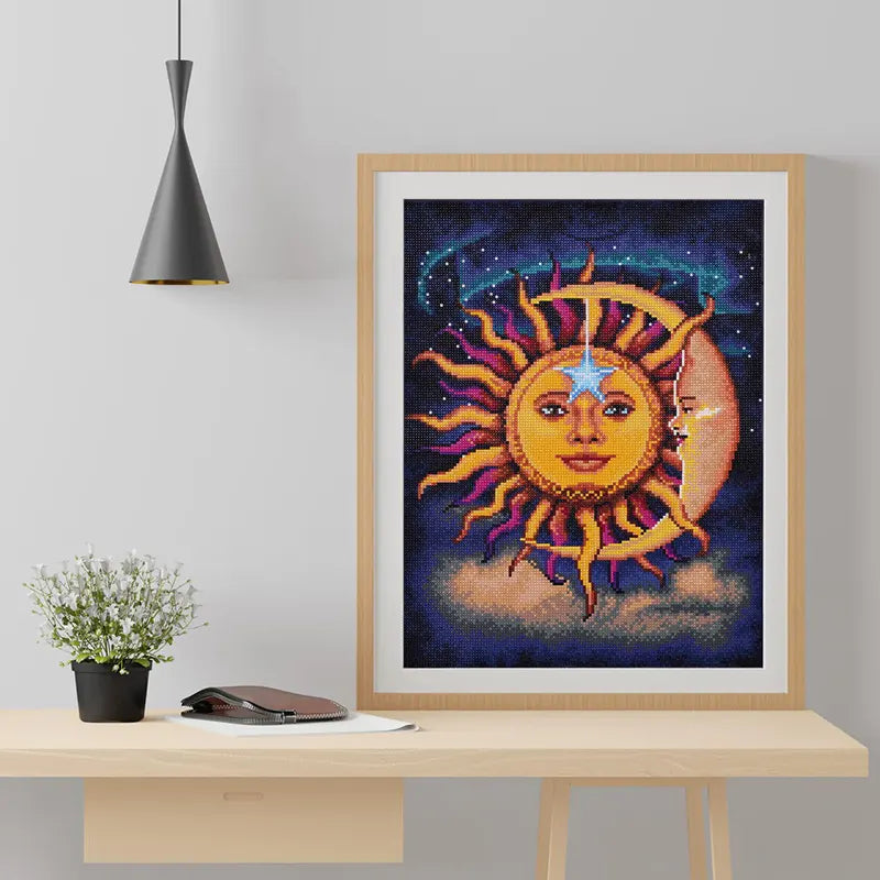 Celestial Eclipse Glow – 13.8" x 17.7"