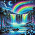 Moonlit Prism Falls – 13.7" x 13.7"