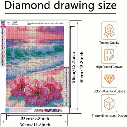 Coastal Blossom Breeze – 12.0" x 16.0"