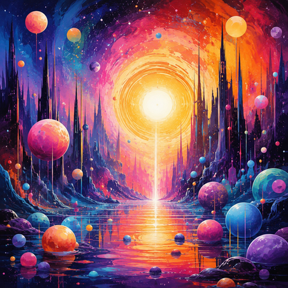 Cosmic Dreamscape Diamond Painting Kit