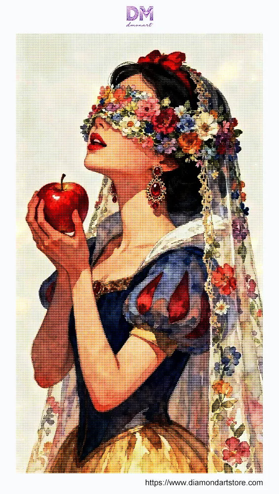 Fairy Tale Apple Princess Wall Art RW14-11.8"x 15.7&