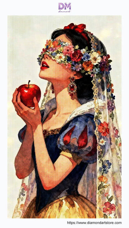 Fairy Tale Apple Princess Wall Art RW14-11.8"x 15.7&